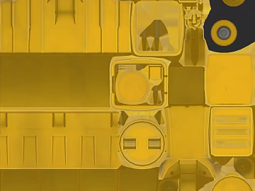 yellow industrial wind metal machinery panel texture (ID:ffaeh052194)