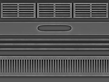 Dark gray metal grille equipment panel texture (ID:ffaeh914889)