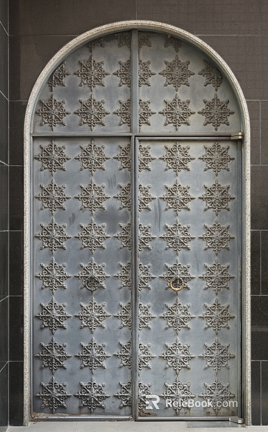 Metal door texture