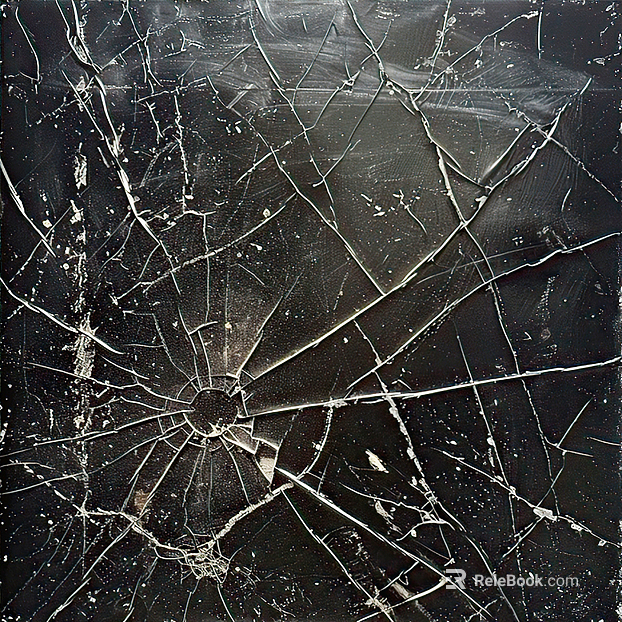cracked glass texture