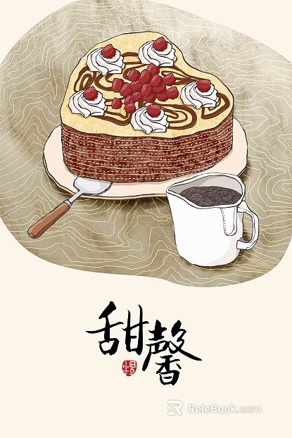 cartoon painting texture