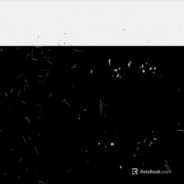 Black and white scratch bump map post processing texture