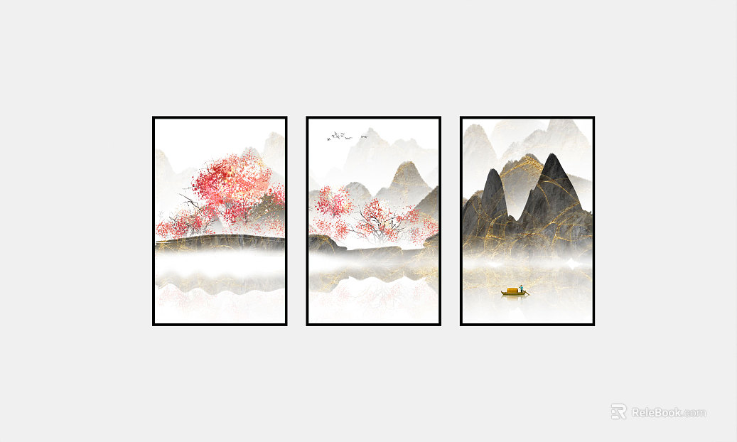 landscape painting texture