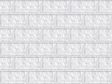 Three-dimensional carved glass brick concave-convex three-dimensional glass brick 3d model