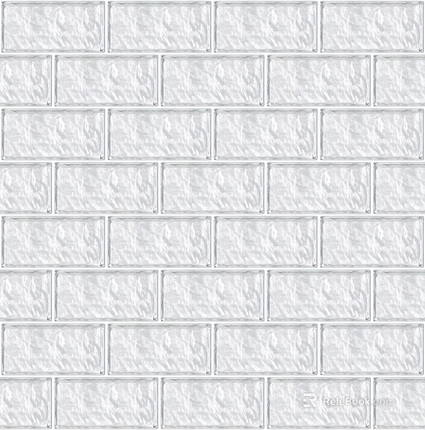 Three-dimensional carved glass brick concave-convex three-dimensional glass brick texture