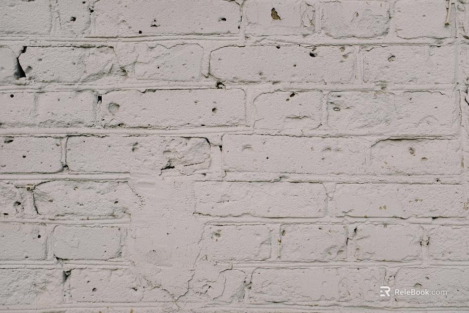 Brick wall white vintage old wall tiles texture