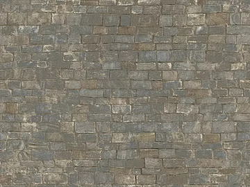 Grey Cyan Culture Stone Exterior Wall Tiles texture (ID:ffaeh451876)