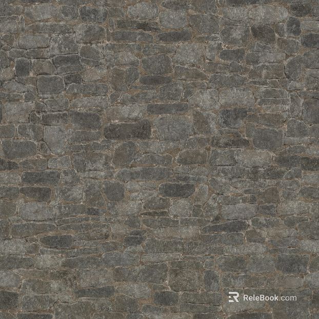 Dark gray roughcast exterior wall surface texture