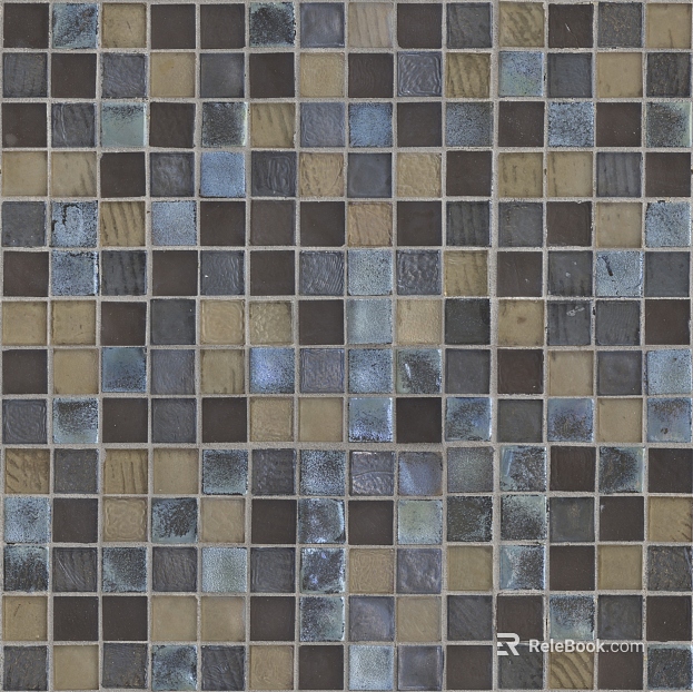 Mosaic Ceramic Map texture