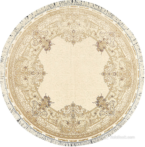 Round carpet texture