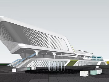 Modern White Perforated Aluminum Plate Public Building texture (ID:ffaeh710236)