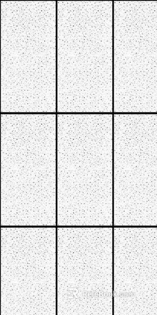 Mineral wool sound-absorbing board texture
