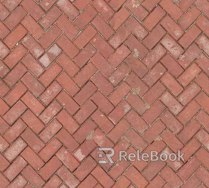 Brick pavement texture