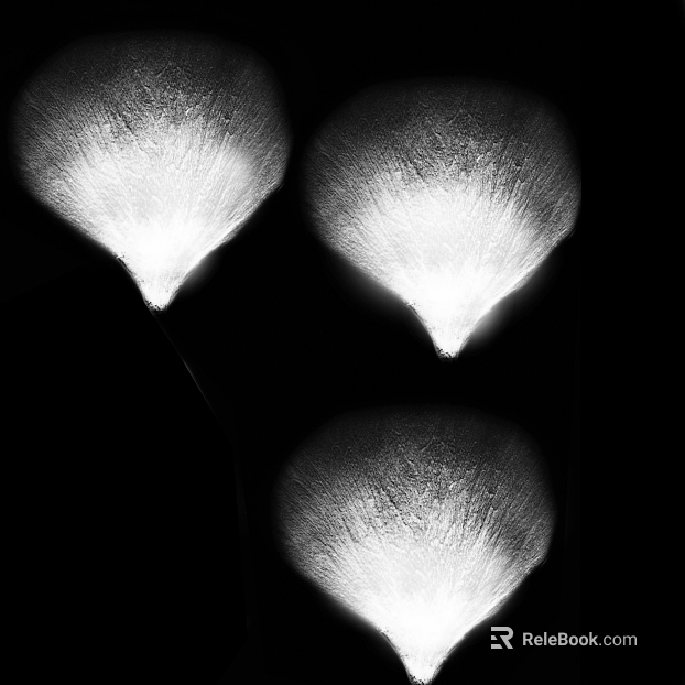 Black and White Scalloped Texture Bump Map texture