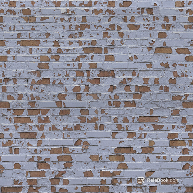 Brick wall white old brick seamless texture