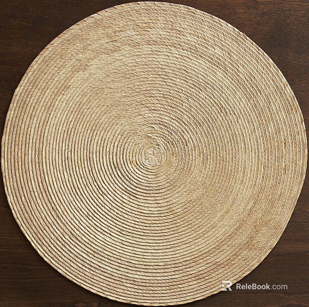 Round carpet texture