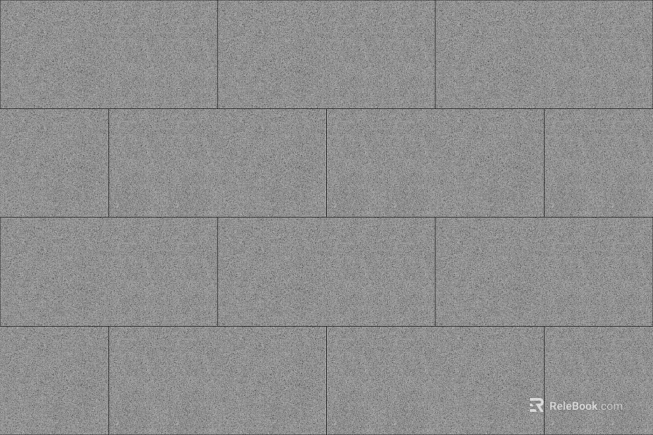 I-shaped Sesame Grey Granite Square Brick texture