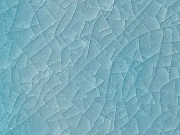 Royal Blue Ice Crack Art Glass 3d model