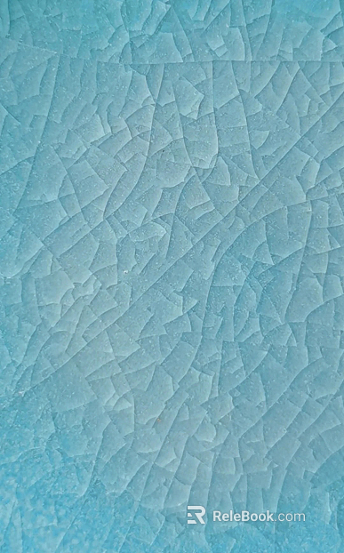 Royal Blue Ice Crack Art Glass texture
