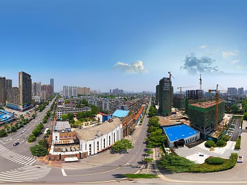 HDR urban ecological greening panorama texture (ID:ffach403003)