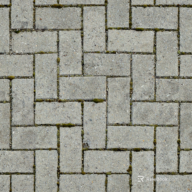 Brick pavement texture