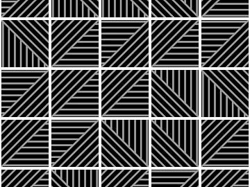 Black and White Geometric Lines Tile Kitchen and Bathroom Wall Floor texture (ID:ffaeh789039)