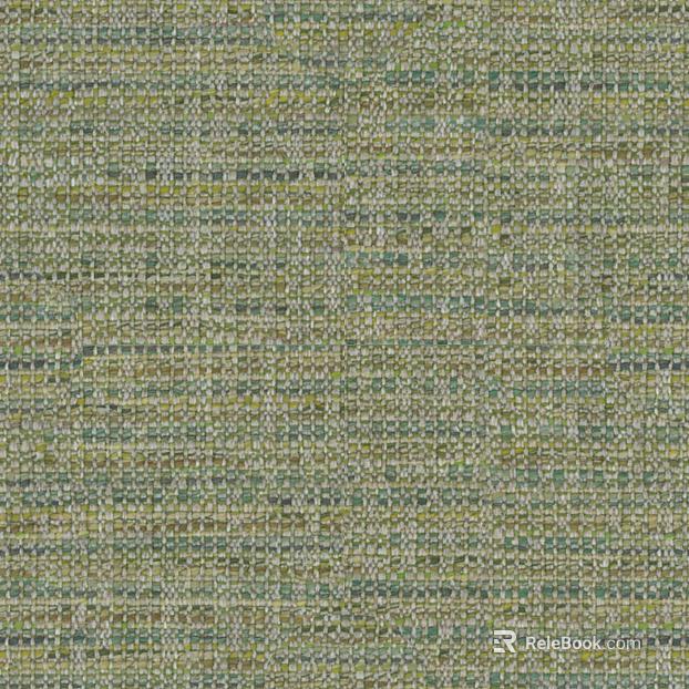 Yellow green plain woven fabric texture
