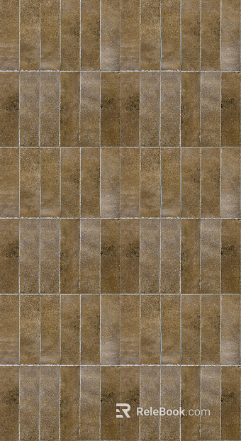 French retro distressed long brick texture
