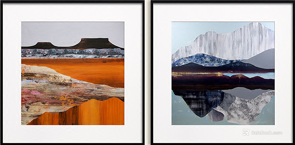 landscape painting texture