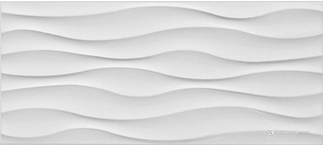 Art Brick White Wave Board texture
