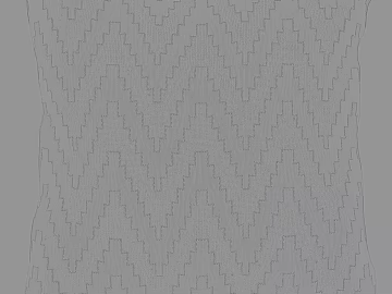 Light gray knitted wavy pillow texture (ID:ffaeh206996)