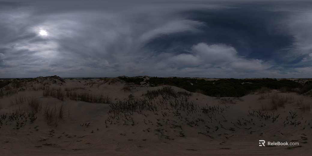 Outdoor wilderness cloudy HDR texture