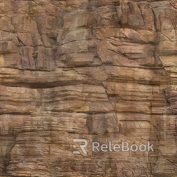 A close-up of a rugged, gray rock surface with cracks and mineral speckles, resembling a section of a boulder or natural stone formation.