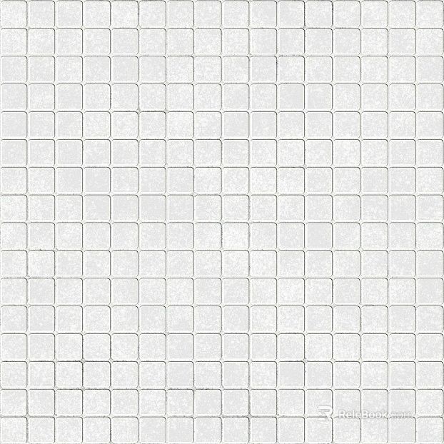 White ceramic mosaic kitchen and bathroom wall tiles texture