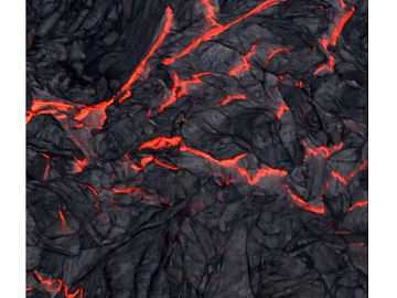 Black Red Volcanic Rock Geological Scene Map texture (ID:ffaeh365526)