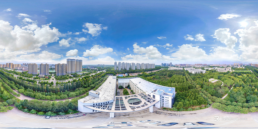 HDR City Campus Campus Panorama texture