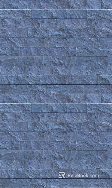 Texture of blue brick wall tiles texture