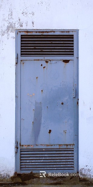 Metal door texture