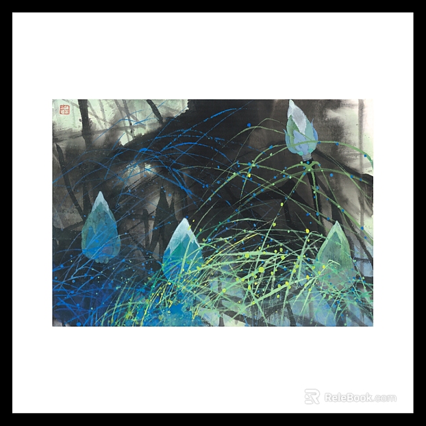 abstract painting texture