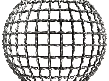 Metal mesh PBR texture (ID:ffach255681)