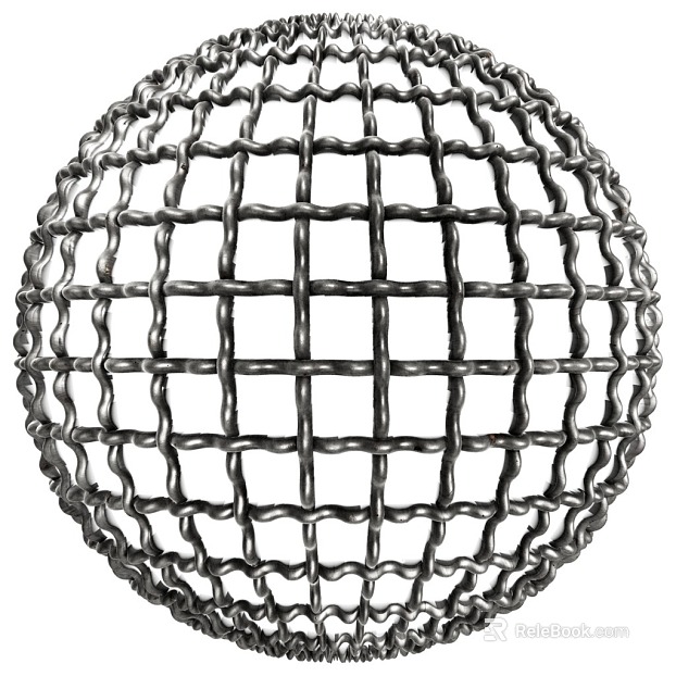 Metal mesh PBR texture