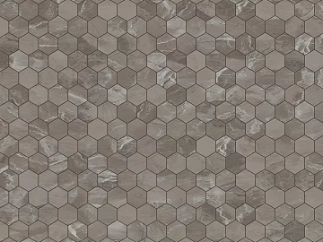 Declan Matte Porcelain Taupe Mosaic Tile texture (ID:ffach727493)