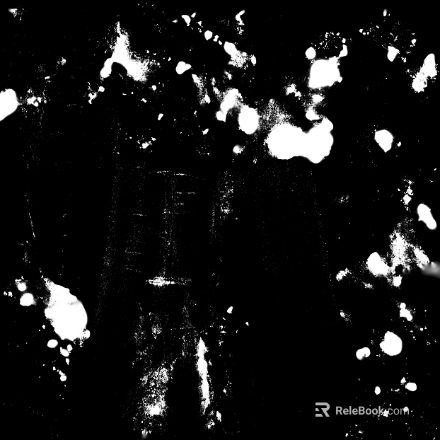 Black and White Mottled Bump Mask Map texture