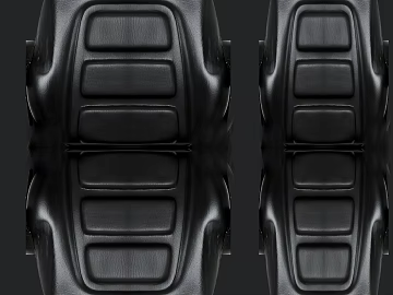 Black textured leather seat finish (ID:ffaeh345232)