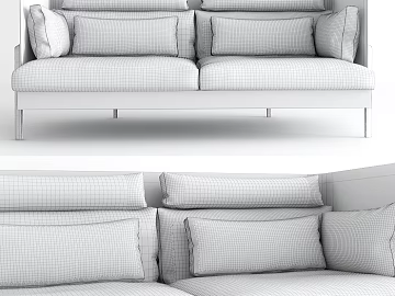 Light gray plaid fabric sofa texture (ID:ffaeh451984)