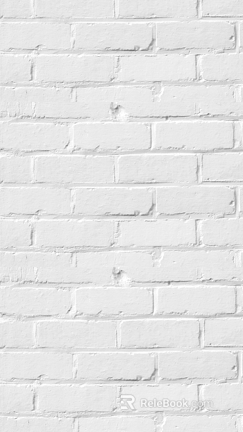 Brick wall white strip brick finish white seam seamless texture