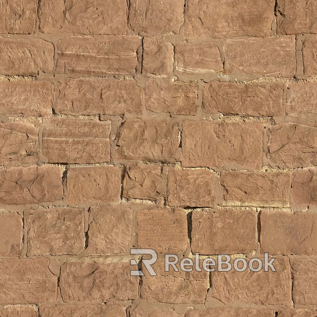 Neat stone brick wall seamless texture