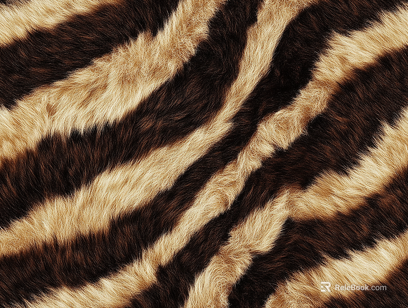 modern animal fur striped fur texture