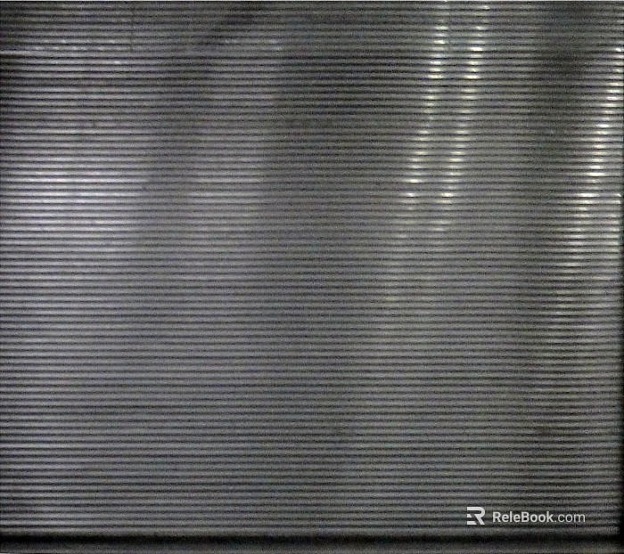 Rolling shutter door texture