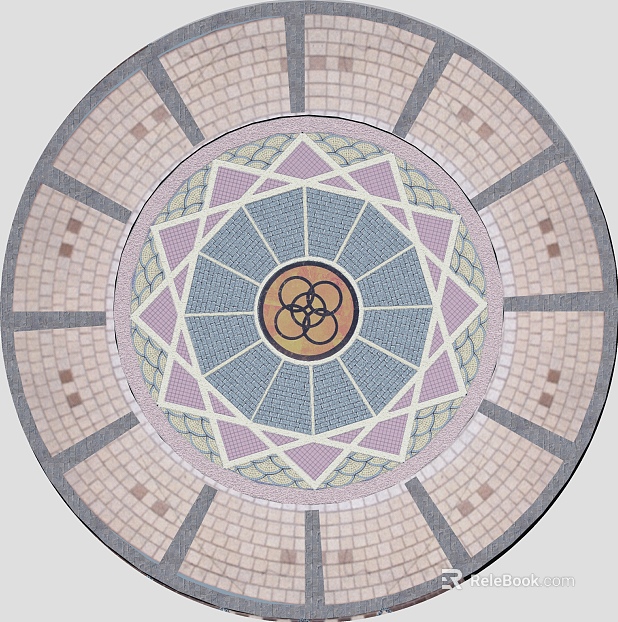 ground parquet net red flower brick texture